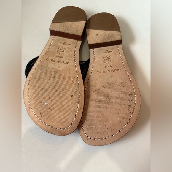 Bernardo leather womens Talia sandals square toe rounded size 8.5 Anthropologie - Picture 5 of 9